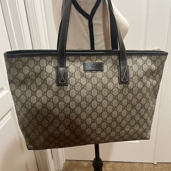 GUCCI GG SUPREME MONOGRAM TOTE - Picture 16 of 16